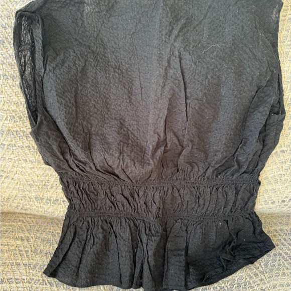 Frame black cotton button front shirt - Picture 5 of 5